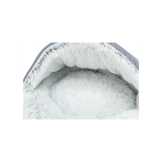 Trixie Hondenmand Donut Harvey Grijs / Wit-Zwart 70X70X19 CM
