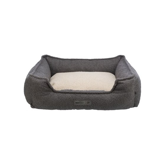 Trixie Be Eco Gerecycled Hondenmand Coline Hoekig Donkergrijs / Beige 80X65 CM