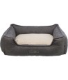 Trixie Be Eco Gerecycled Hondenmand Coline Hoekig Donkergrijs / Beige 80X65 CM