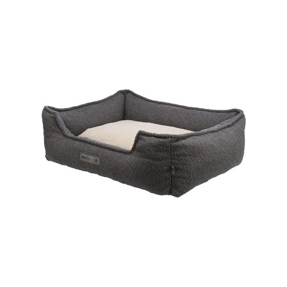 Trixie Be Eco Gerecycled Hondenmand Coline Hoekig Donkergrijs / Beige 80X65 CM