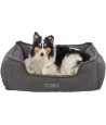 Trixie Be Eco Gerecycled Hondenmand Coline Hoekig Donkergrijs / Beige 80X65 CM