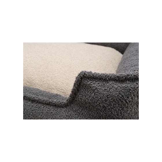 Trixie Be Eco Gerecycled Hondenmand Coline Hoekig Donkergrijs / Beige 80X65 CM
