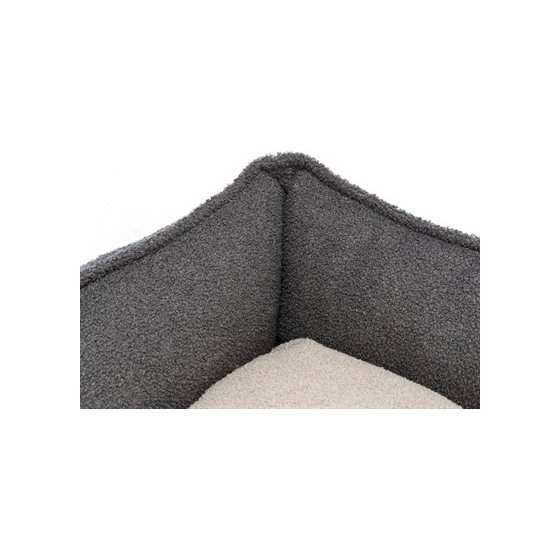 Trixie Be Eco Gerecycled Hondenmand Coline Hoekig Donkergrijs / Beige 80X65 CM