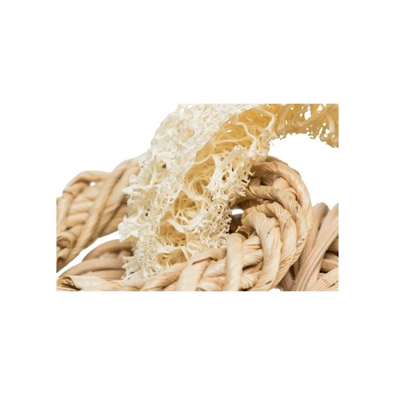 Trixie Luffaring Met Rotan-En Maïsblad Ring Naturel 13X13 CM