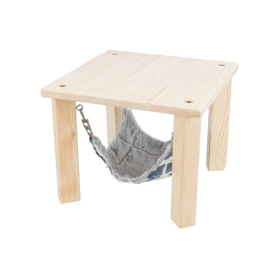 Trixie Schuilplaats Met Hangmat Sunny Assorti / Grijs 28X28X24 CM