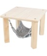Trixie Schuilplaats Met Hangmat Sunny Assorti / Grijs 28X28X24 CM
