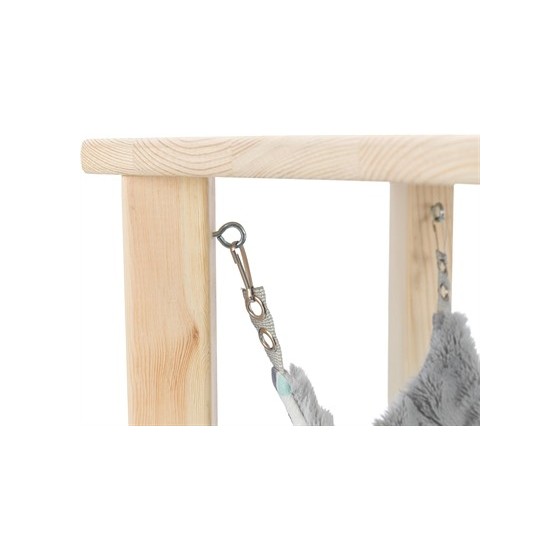 Trixie Schuilplaats Met Hangmat Sunny Assorti / Grijs 28X28X24 CM