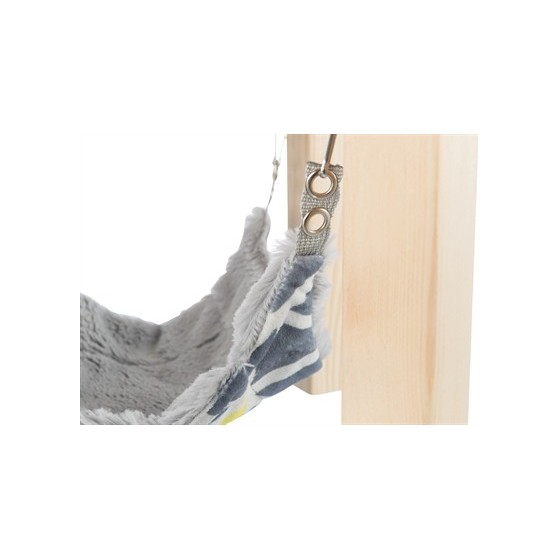Trixie Schuilplaats Met Hangmat Sunny Assorti / Grijs 28X28X24 CM