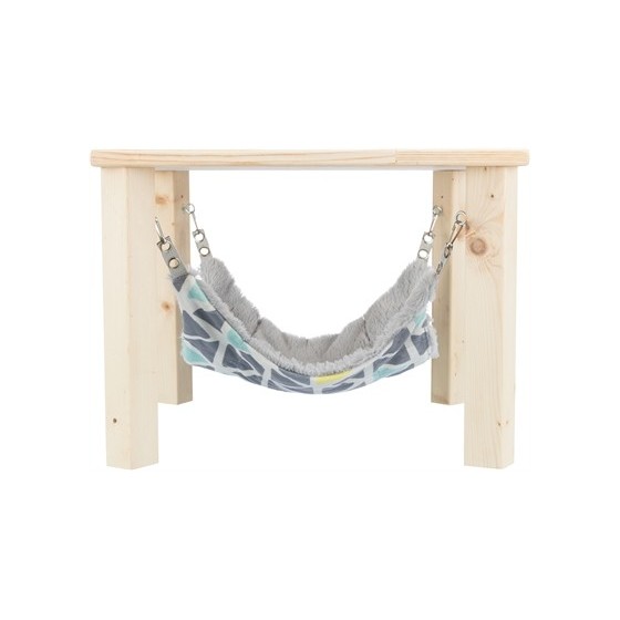 Trixie Schuilplaats Met Hangmat Sunny Assorti / Grijs 37X37X29 CM