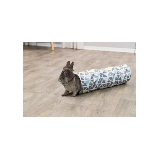 Trixie Knaagdiertunnel Sunny Pluche Grijs 70X19X19 CM