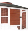 Trixie - Natura Kippenhok Grenenhout Bruin / Wit 183x80x107 cm