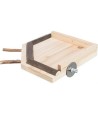 Trixie Landingsplaats Met Zitstokken Hout Naturel 19X19 CM