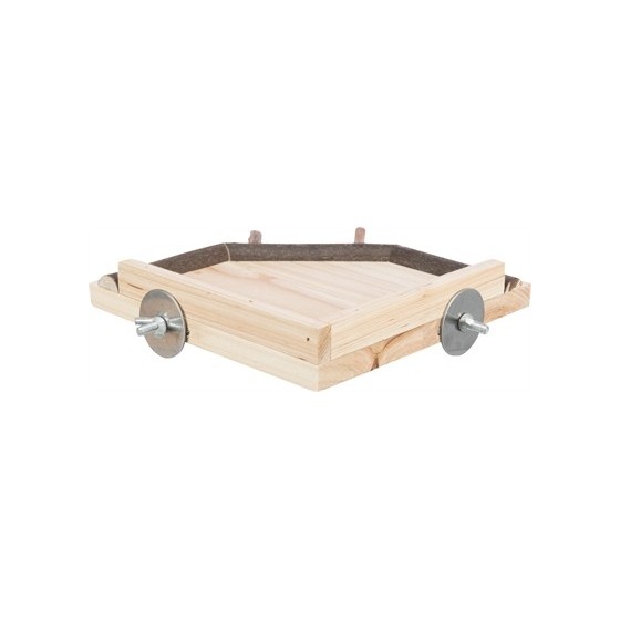 Trixie Landingsplaats Met Zitstokken Hout Naturel 19X19 CM