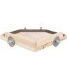 Trixie Landingsplaats Met Zitstokken Hout Naturel 19X19 CM