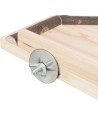 Trixie Landingsplaats Met Zitstokken Hout Naturel 19X19 CM