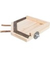 Trixie Landingsplaats Met Zitstokken Hout Naturel 19X19 CM