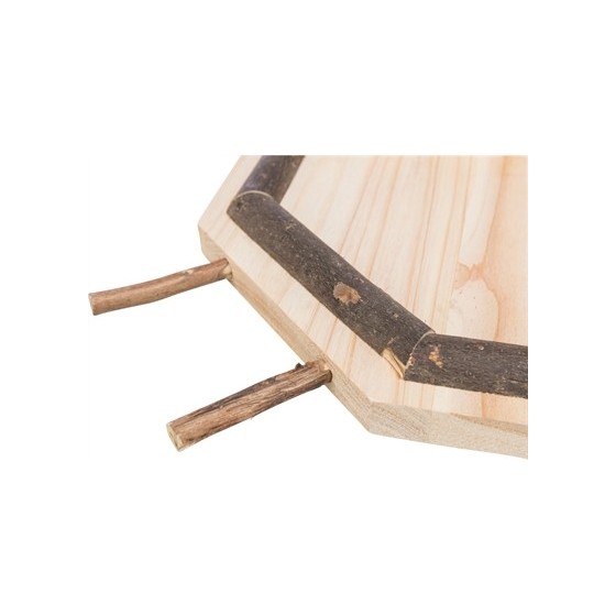 Trixie Landingsplaats Met Zitstokken Hout Naturel 19X19 CM