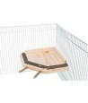 Trixie Landingsplaats Met Zitstokken Hout Naturel 19X19 CM