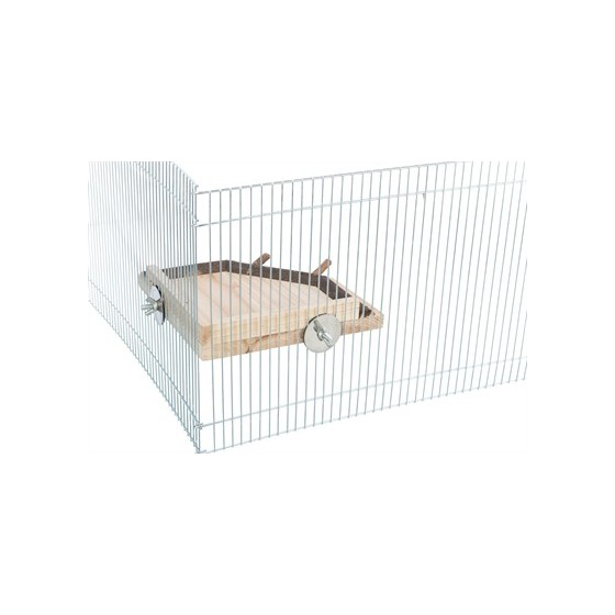 Trixie Landingsplaats Met Zitstokken Hout Naturel 19X19 CM