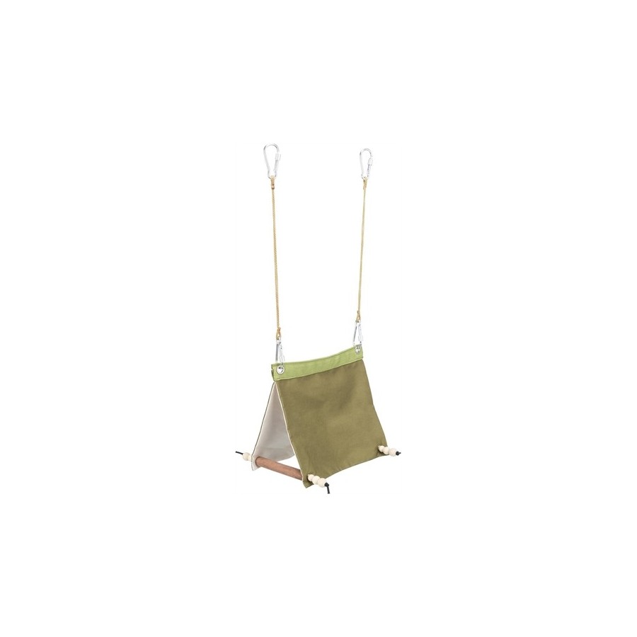 Trixie Vogeltent Hangend Katoen Groen 16X18X20 CM