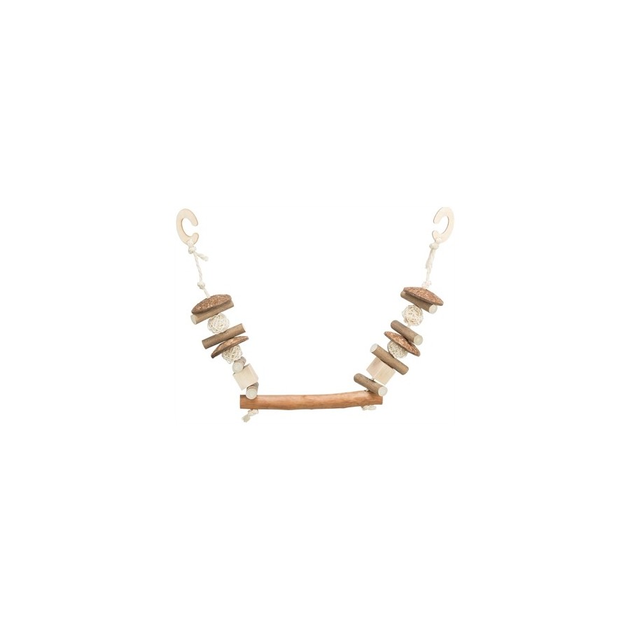 Trixie Knabbelschommel Kokosnoot/Hout/Rotan 20X30 CM