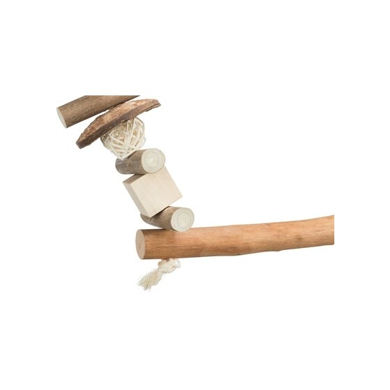 Trixie Knabbelschommel Kokosnoot/Hout/Rotan 20X30 CM