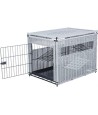 Trixie Bench Homekennel Polyrotan Lichtgrijs 58X77X60 CM