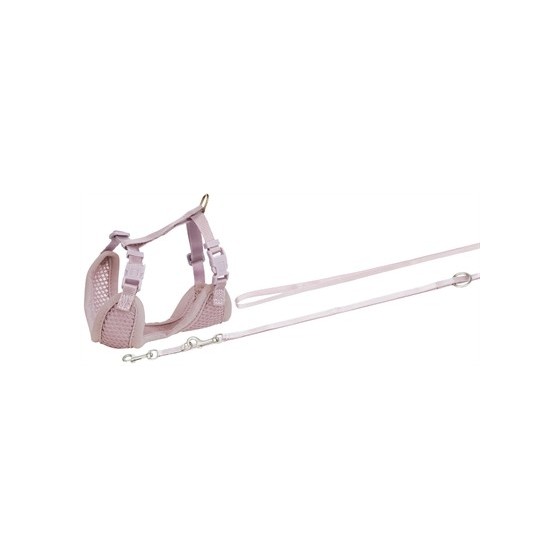 Trixie Hondentuig Junior Puppy Softtuig Met Riem Lila 36-50X1 CM / 2 MTR