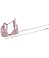 Trixie Hondentuig Junior Puppy Softtuig Met Riem Lila 36-50X1 CM / 2 MTR