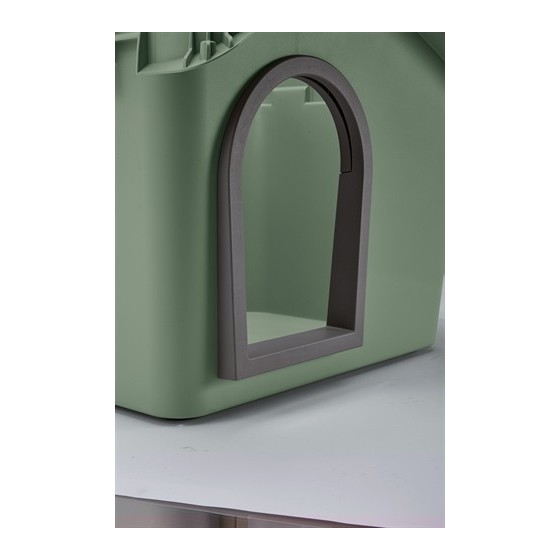 Imac - Hondenhok Zeus 70 Gerecycled Groen. 72x62x62,5cm