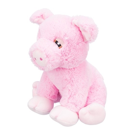 Trixie Be Eco Varkentje Edison Pluche Gerecycled Roze 24 CM