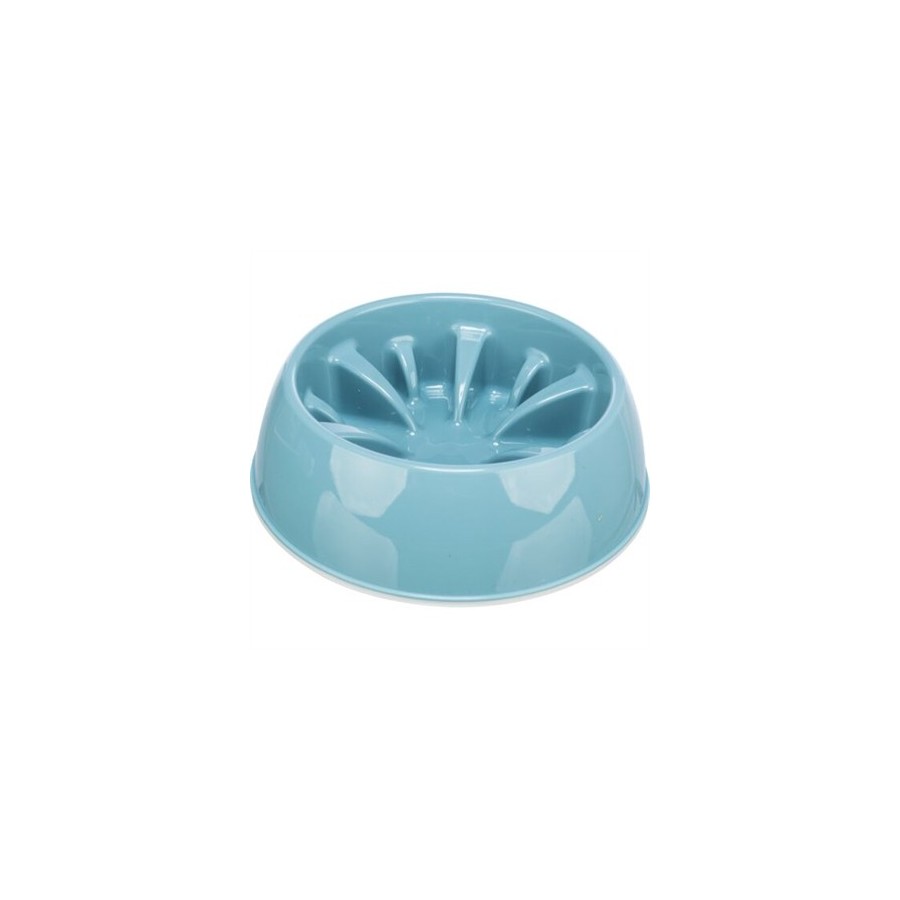 Trixie Voerbak Slowfeeding Kunststof / Tpr Assorti 20 CM 800 ML