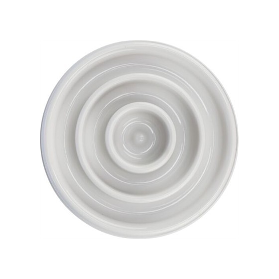 Trixie - Voerbak Slowfeeding Kunststof / Tpr Assorti, 23cm 450ml 4st