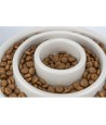 Trixie - Voerbak Slowfeeding Kunststof / Tpr Assorti, 23cm 450ml 4st