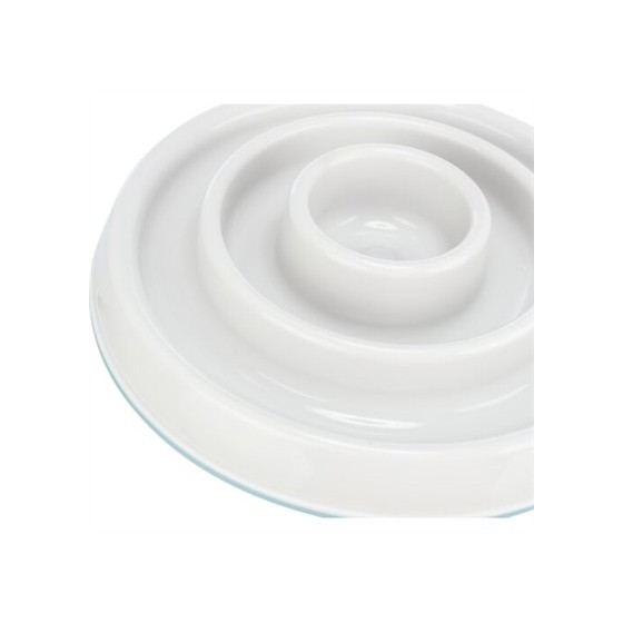 Trixie - Voerbak Slowfeeding Kunststof / Tpr Assorti, 23cm 450ml 4st