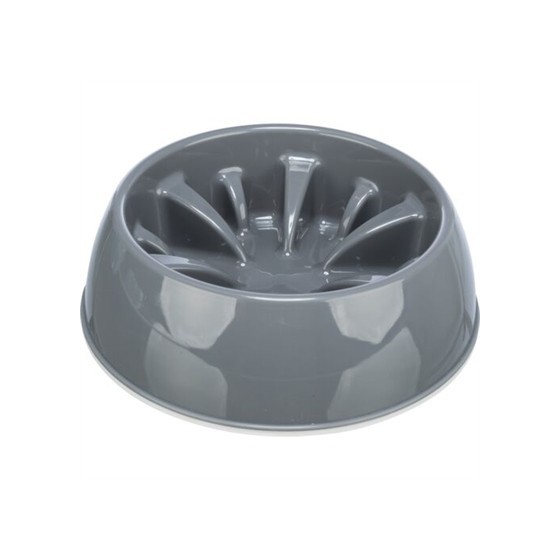 Trixie Voerbak Slowfeeding Kunststof / Tpr Assorti 25 CM 1,4 LTR