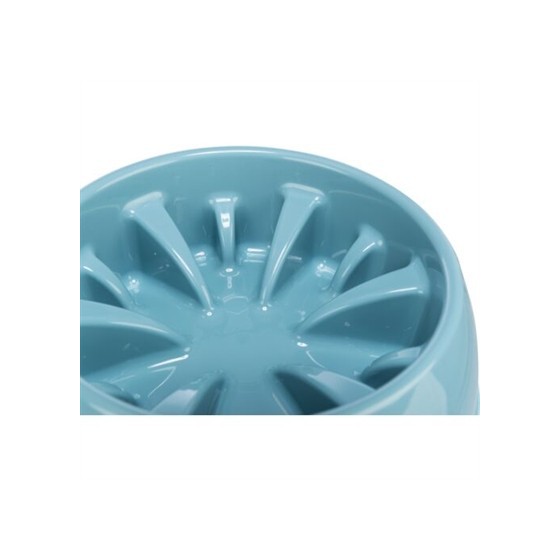 Trixie Voerbak Slowfeeding Kunststof / Tpr Assorti 25 CM 1,4 LTR