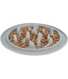 Trixie - Voermat Slowfeeding Tpe Assorti, 24x24cm 4st