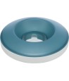 Trixie Slowfeeding Rocking Bowl Kunststof / Tpr Grijs / Blauw 23X23 CM 500 ML
