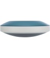 Trixie Slowfeeding Rocking Bowl Kunststof / Tpr Grijs / Blauw 23X23 CM 500 ML