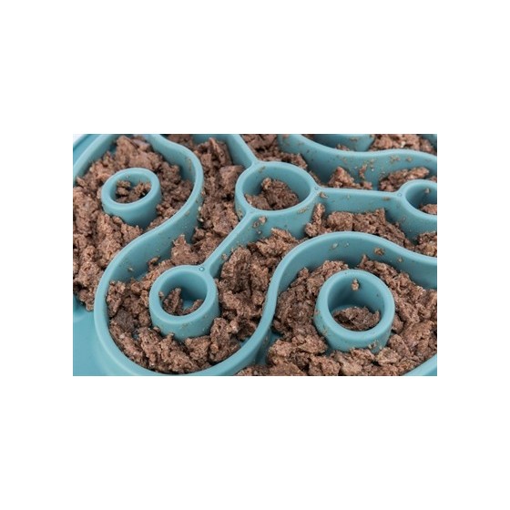 Trixie Voermat Slowfeeding Tpe Blauw 28X28 CM
