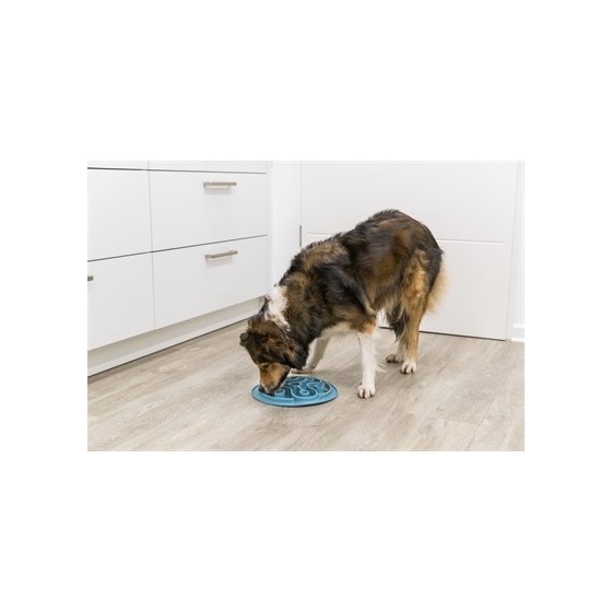 Trixie Voermat Slowfeeding Tpe Blauw 28X28 CM