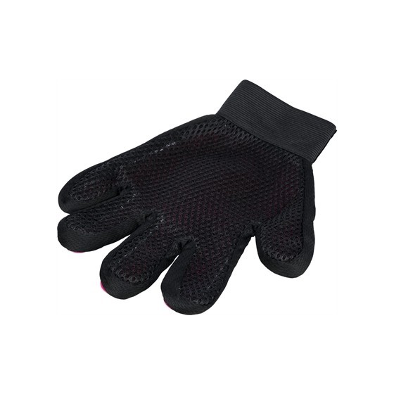 Trixie Vachtverzorgingshandschoen Mesh-Materiaal / Tpr Roze / Zwart 16X24 CM