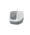 Savic Kattenbak Nestor Jumbo Koudgrijs / Wit 66,5X48,5X46,5 CM