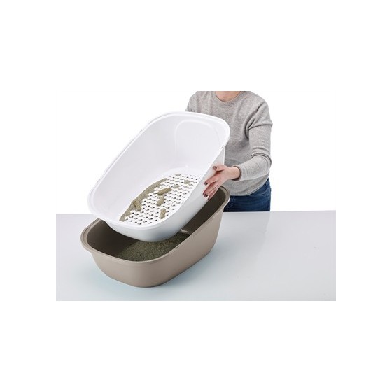 Savic Kattenbak Reina Sift Warmgrijs 64X46X48 CM