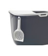 Savic Kattenbak Hop In Antraciet / Wit 58,5X39X39,5 CM