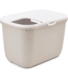 Savic Kattenbak Hop In Wit / Mokka 58,5X39X39,5 CM