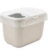Savic Kattenbak Hop In Wit / Mokka 58,5X39X39,5 CM
