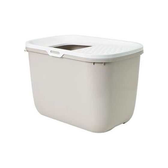 Savic Kattenbak Hop In Wit / Mokka 58,5X39X39,5 CM