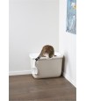 Savic Kattenbak Hop In Wit / Mokka 58,5X39X39,5 CM